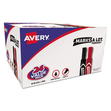 Load image into Gallery viewer, Avery® wholesale. AVERY Marks A Lot Regular Desk-style Permanent Marker Value Pack, Broad Chisel Tip, Assorted Colors, 24-pack. HSD Wholesale: Janitorial Supplies, Breakroom Supplies, Office Supplies.