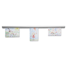 Load image into Gallery viewer, Advantus wholesale. Grip-a-strip Display Rail, 12 X 1 1-2, Aluminum Finish. HSD Wholesale: Janitorial Supplies, Breakroom Supplies, Office Supplies.