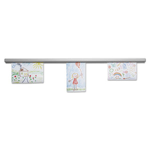 Advantus wholesale. Grip-a-strip Display Rail, 12 X 1 1-2, Aluminum Finish. HSD Wholesale: Janitorial Supplies, Breakroom Supplies, Office Supplies.