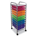 Advantus wholesale. Portable Drawer Organizer, 13w X 15.38d X 37.75h, Assorted-matte Gray. HSD Wholesale: Janitorial Supplies, Breakroom Supplies, Office Supplies.