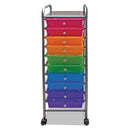 Advantus wholesale. Portable Drawer Organizer, 13w X 15.38d X 37.75h, Assorted-matte Gray. HSD Wholesale: Janitorial Supplies, Breakroom Supplies, Office Supplies.