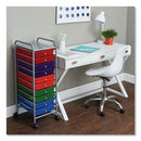 Advantus wholesale. Portable Drawer Organizer, 13w X 15.38d X 37.75h, Assorted-matte Gray. HSD Wholesale: Janitorial Supplies, Breakroom Supplies, Office Supplies.