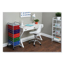 Advantus wholesale. Portable Drawer Organizer, 13w X 15.38d X 37.75h, Assorted-matte Gray. HSD Wholesale: Janitorial Supplies, Breakroom Supplies, Office Supplies.