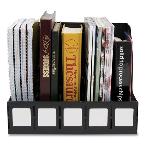 Advantus wholesale. Literature File, Five Slots, Black. HSD Wholesale: Janitorial Supplies, Breakroom Supplies, Office Supplies.