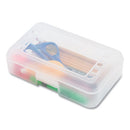 Advantus wholesale. Gem Polypropylene Pencil Box With Lid, Clear, 8 1-2 X 5 1-4 X 2 1-2. HSD Wholesale: Janitorial Supplies, Breakroom Supplies, Office Supplies.