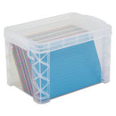 Advantus wholesale. Super Stacker Storage Boxes, Hold 500 4 X 6 Cards, Plastic, Clear. HSD Wholesale: Janitorial Supplies, Breakroom Supplies, Office Supplies.