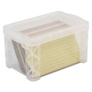 Advantus wholesale. Super Stacker Storage Boxes, Hold 400 3 X 5 Cards, Plastic, Clear. HSD Wholesale: Janitorial Supplies, Breakroom Supplies, Office Supplies.