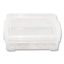 Advantus wholesale. Super Stacker Crayon Box, Clear, 4 3-4 X 3 1-2 X 1 3-5. HSD Wholesale: Janitorial Supplies, Breakroom Supplies, Office Supplies.