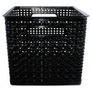 Advantus wholesale. Weave Bins, 13.88 X 10.5 X 8.75, Black, 2-pack. HSD Wholesale: Janitorial Supplies, Breakroom Supplies, Office Supplies.