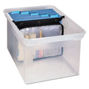 Advantus wholesale. Expanding Zipper Pouch, 13 X 9 1-4, Clear-black. HSD Wholesale: Janitorial Supplies, Breakroom Supplies, Office Supplies.