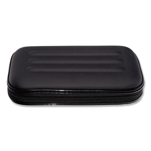 Innovative Storage Designs wholesale. Large Soft-sided Pencil Case, Fabric With Zipper Closure, Black. HSD Wholesale: Janitorial Supplies, Breakroom Supplies, Office Supplies.