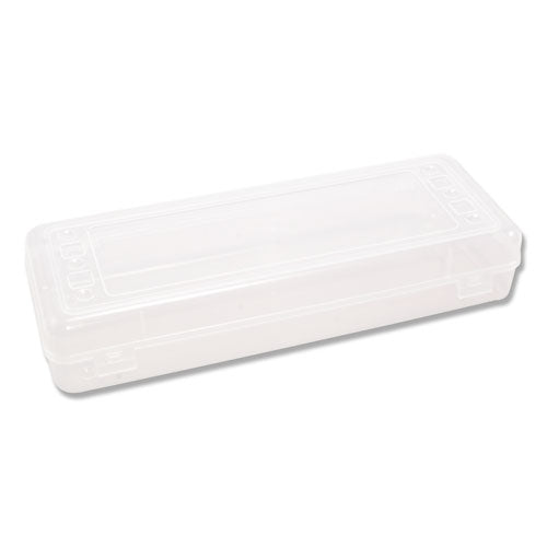 Innovative Storage Designs wholesale. Stretch Art Box, Polypropylene, Snap Shut, Clear. HSD Wholesale: Janitorial Supplies, Breakroom Supplies, Office Supplies.