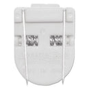 Advantus wholesale. Wall Clips For Fabric Panels, 40 Sheets, White, 4-pack. HSD Wholesale: Janitorial Supplies, Breakroom Supplies, Office Supplies.