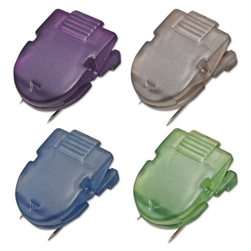 Advantus wholesale. Wall Clips For Fabric Panels, 40 Sheets, Assorted Metallic Colors, 20-box. HSD Wholesale: Janitorial Supplies, Breakroom Supplies, Office Supplies.