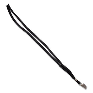 Advantus wholesale. Deluxe Lanyards, Clip Style, 36" Long, Black, 24-box. HSD Wholesale: Janitorial Supplies, Breakroom Supplies, Office Supplies.