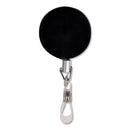 Advantus wholesale. Premier Heavy-duty Retractable Id Card Reel, 24" Extension, Black-chrome, 12-box. HSD Wholesale: Janitorial Supplies, Breakroom Supplies, Office Supplies.