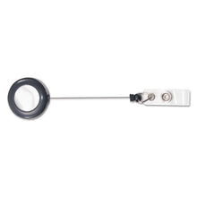 Load image into Gallery viewer, Advantus wholesale. Deluxe Retractable Id Reel With Badge Holder, 24&quot; Extension, Black, 12-box. HSD Wholesale: Janitorial Supplies, Breakroom Supplies, Office Supplies.