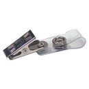 Advantus wholesale. Badge Straps W-clip, 0.38" X 2.75", Clear, 100-box. HSD Wholesale: Janitorial Supplies, Breakroom Supplies, Office Supplies.