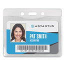 Advantus wholesale. Security Id Badge Holder, Horizontal, 3.5 X 4.25, Clear, 50-box. HSD Wholesale: Janitorial Supplies, Breakroom Supplies, Office Supplies.