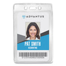 Advantus wholesale. Security Id Badge Holder, Vertical, 3.13 X 4.88, Clear, 50-box. HSD Wholesale: Janitorial Supplies, Breakroom Supplies, Office Supplies.