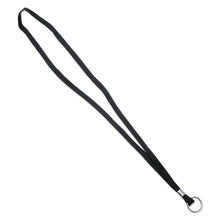 Load image into Gallery viewer, Advantus wholesale. Deluxe Lanyards, Ring Style, 36&quot; Long, Black, 24-box. HSD Wholesale: Janitorial Supplies, Breakroom Supplies, Office Supplies.