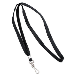 Advantus wholesale. Deluxe Lanyards, J-hook Style, 36" Long, Black, 24-box. HSD Wholesale: Janitorial Supplies, Breakroom Supplies, Office Supplies.