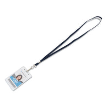 Load image into Gallery viewer, Advantus wholesale. Deluxe Lanyards, J-hook Style, 36&quot; Long, Blue, 24-box. HSD Wholesale: Janitorial Supplies, Breakroom Supplies, Office Supplies.