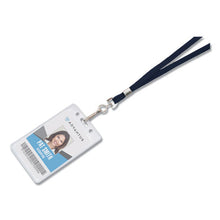 Load image into Gallery viewer, Advantus wholesale. Deluxe Lanyards, J-hook Style, 36&quot; Long, Blue, 24-box. HSD Wholesale: Janitorial Supplies, Breakroom Supplies, Office Supplies.