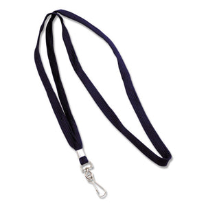 Advantus wholesale. Deluxe Lanyards, J-hook Style, 36" Long, Blue, 24-box. HSD Wholesale: Janitorial Supplies, Breakroom Supplies, Office Supplies.