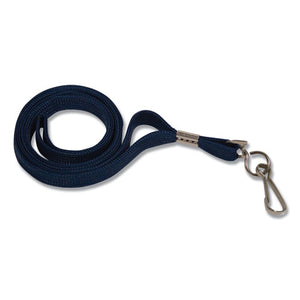 Advantus wholesale. Deluxe Lanyards, J-hook Style, 36" Long, Blue, 24-box. HSD Wholesale: Janitorial Supplies, Breakroom Supplies, Office Supplies.