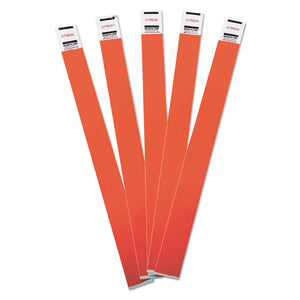 Advantus wholesale. Crowd Management Wristbands, Sequentially Numbered, 10 X 3-4, Red, 100-pack. HSD Wholesale: Janitorial Supplies, Breakroom Supplies, Office Supplies.