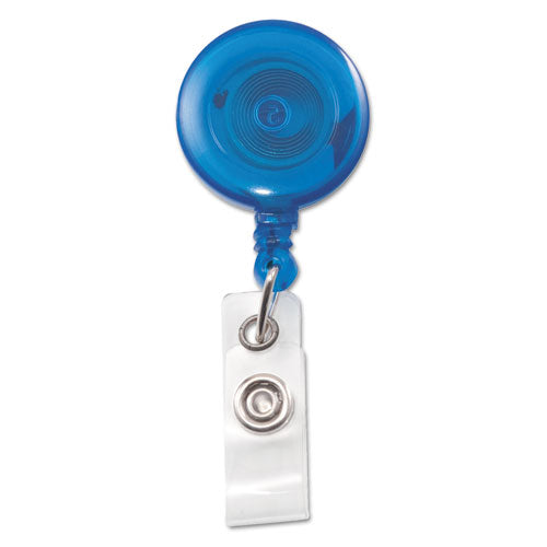 Advantus wholesale. Translucent Retractable Id Card Reel, 34
