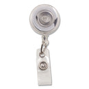 Advantus wholesale. Translucent Retractable Id Card Reel, 34" Extension, Clear, 12-pack. HSD Wholesale: Janitorial Supplies, Breakroom Supplies, Office Supplies.