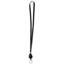 Advantus wholesale. Lanyards With Retractable Id Reels, Ring Style, 34" Long, Black, 12-pk. HSD Wholesale: Janitorial Supplies, Breakroom Supplies, Office Supplies.