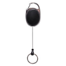 Advantus wholesale. Carabiner-style Retractable Id Card Reel, 30" Extension, Smoke, 6-pack. HSD Wholesale: Janitorial Supplies, Breakroom Supplies, Office Supplies.