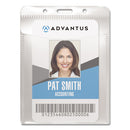 Advantus wholesale. Pvc-free Badge Holders, Vertical, 3.5 X 5.13, Clear, 50-pack. HSD Wholesale: Janitorial Supplies, Breakroom Supplies, Office Supplies.