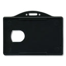 Advantus wholesale. Horizontal Id Card Holders, 3.68 X 2.38, Black, 25-pack. HSD Wholesale: Janitorial Supplies, Breakroom Supplies, Office Supplies.