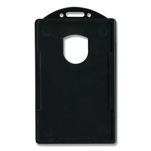 Advantus wholesale. Vertical Id Card Holders, 2.38 X 3.68, Black, 25-pack. HSD Wholesale: Janitorial Supplies, Breakroom Supplies, Office Supplies.