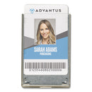 Advantus wholesale. Rigid Two-badge Rfid Blocking Smart Card Holder, 3.68 X 2.38, Clear, 20-pack. HSD Wholesale: Janitorial Supplies, Breakroom Supplies, Office Supplies.