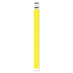 Advantus wholesale. Crowd Management Wristband, Sequential Numbers, 9 3-4 X 3-4, Neon Yellow,500-pk. HSD Wholesale: Janitorial Supplies, Breakroom Supplies, Office Supplies.