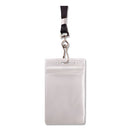Advantus wholesale. Resealable Id Badge Holder, Lanyard, Vertical, 3.68 X 5, Clear, 20-pack. HSD Wholesale: Janitorial Supplies, Breakroom Supplies, Office Supplies.