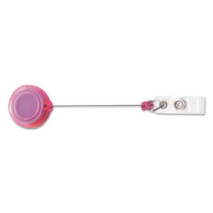 Advantus wholesale. Deluxe Retractable Id Card Reel, 30" Extension, Assorted Colors, 20-pack. HSD Wholesale: Janitorial Supplies, Breakroom Supplies, Office Supplies.