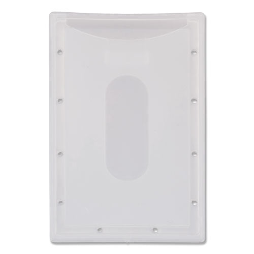 Advantus wholesale. Clear Id Card Holder, Vertical, 2 5-16" X 3 11-16", 25-pk. HSD Wholesale: Janitorial Supplies, Breakroom Supplies, Office Supplies.