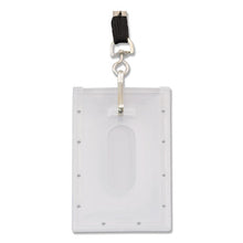 Load image into Gallery viewer, Advantus wholesale. Clear Id Card Holder, Vertical, 2 5-16&quot; X 3 11-16&quot;, 25-pk. HSD Wholesale: Janitorial Supplies, Breakroom Supplies, Office Supplies.