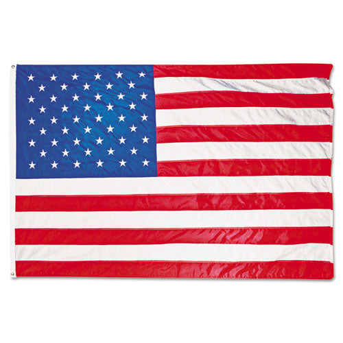 Advantus wholesale. All-weather Outdoor U.s. Flag, Heavyweight Nylon, 4 Ft X 6 Ft. HSD Wholesale: Janitorial Supplies, Breakroom Supplies, Office Supplies.