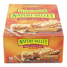 Load image into Gallery viewer, Nature Valley® wholesale. Granola Bars, Sweet And Salty Nut Peanut Cereal, 1.2 Oz Bar, 16-box. HSD Wholesale: Janitorial Supplies, Breakroom Supplies, Office Supplies.