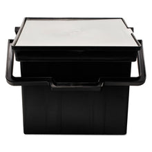 Load image into Gallery viewer, Advantus wholesale. Companion Portable File, Letter-legal Files, 17&quot; X 14&quot; X 11&quot;, Black. HSD Wholesale: Janitorial Supplies, Breakroom Supplies, Office Supplies.