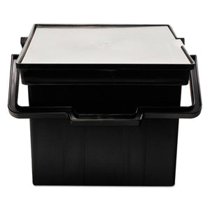 Advantus wholesale. Companion Portable File, Letter-legal Files, 17" X 14" X 11", Black. HSD Wholesale: Janitorial Supplies, Breakroom Supplies, Office Supplies.