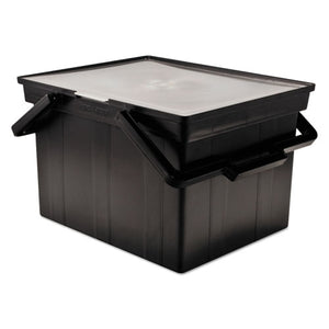 Advantus wholesale. Companion Portable File, Letter-legal Files, 17" X 14" X 11", Black. HSD Wholesale: Janitorial Supplies, Breakroom Supplies, Office Supplies.