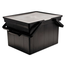 Load image into Gallery viewer, Advantus wholesale. Companion Portable File, Letter-legal Files, 17&quot; X 14&quot; X 11&quot;, Black. HSD Wholesale: Janitorial Supplies, Breakroom Supplies, Office Supplies.